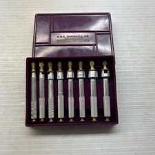 C & E Marshall Mainspring Winders 8 pc Decent Hooks