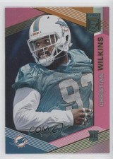 2019 Panini Donruss Elite Rookies Pink Christian Wilkins #179 0c2