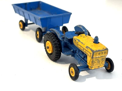 1970 Matchbox Ford Tactor & Trailer diecast 1.64 vintage F3 - Image 1 of 4