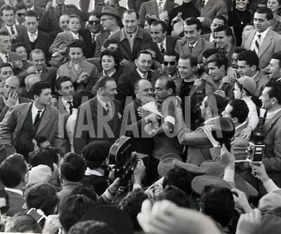 Photo Presse Vintage Cyclisme Fiorenzo Magni - Championnat Italie - Tirage 21x27 Cm