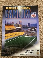 NFL Gameday Lions vs. Steelers Edition August 25, 2001 Heinz Field