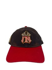 Vintage Distressed Style New Era New York Yankees USA Flag Logo Adjustable Hat