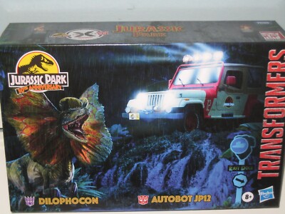 2023 TRANSFORMERS / JURASSIC PARK 30TH ANNIVERSARY - DILOPHOCON & AUTOBOT JP12