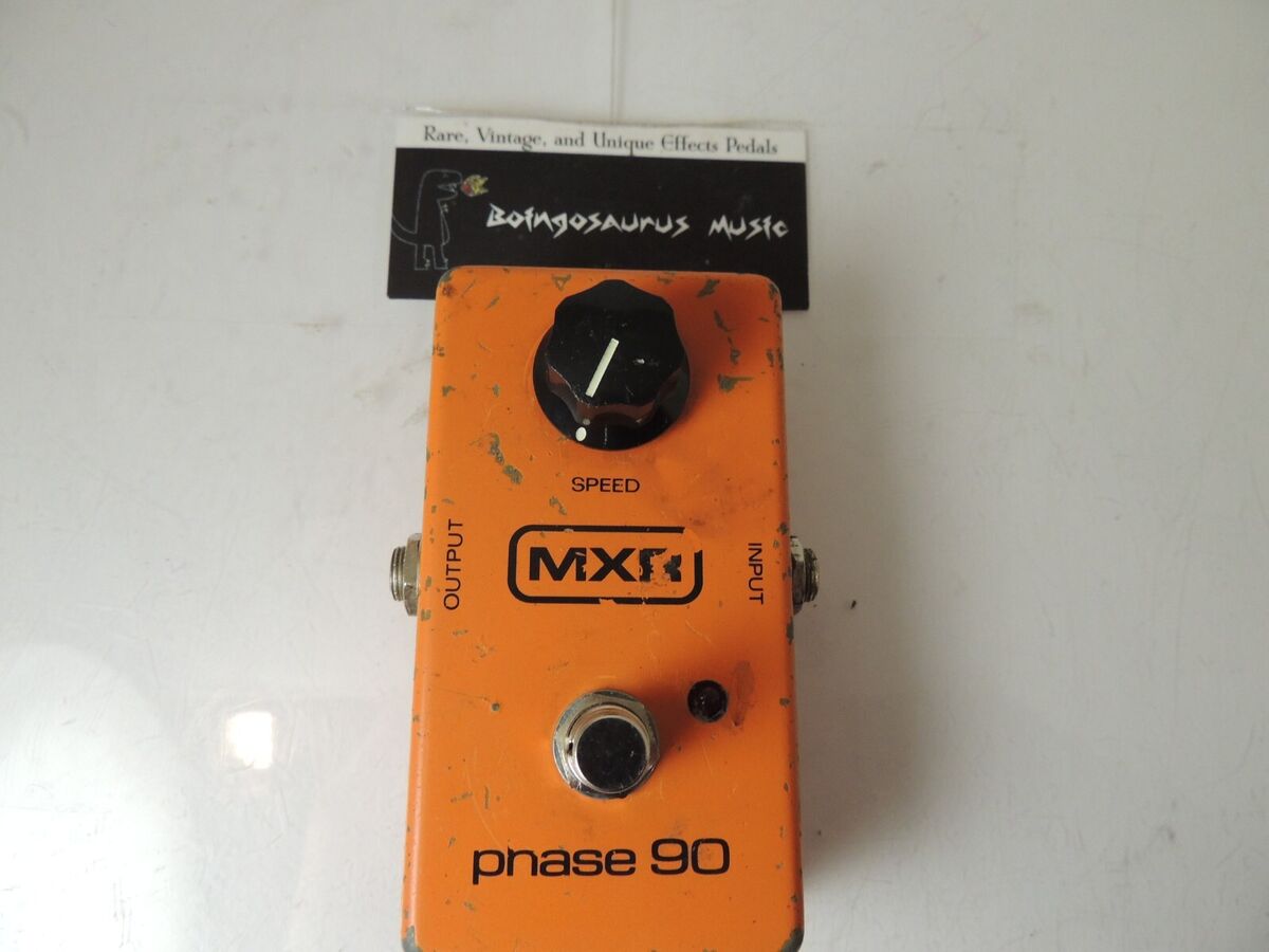Vintage 1980's MXR Phase 90 Phaser Phase Shifter Block Logo Vintage 1980's MXR Phase 90 Phaser Phase Shifter Block Logo