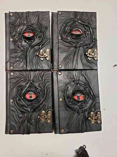Handmade Leather Notebook Spellbook Journal Grimoire Necronomicon Dead Evil - Picture 6 of 76