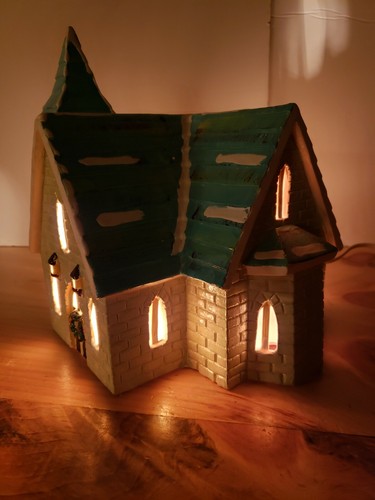 1983 Department 56  "STONE CHURCH"   Snowhouse Series # 50830 ~~RARE~~ - Picture 9 of 12