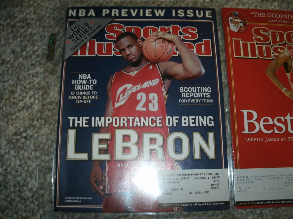 Sports Illustrated Lebron James October 27, 2003