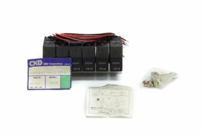 CKD B6 P5142-M6C2-M5-L Solenoid P5142 Assy DC24V Lot of 6 NEW (5082)