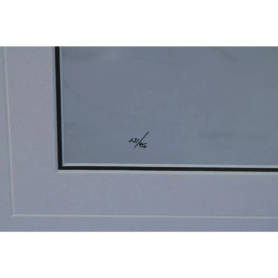 Thomas D Mangelsen's "Ermine in Trees" Signed #231/950 Framed and Matted Photo - Image 3 of 4