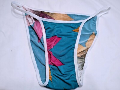 Men's Seamless BODY HUGGER String Bikini Beach Underwear ISLAND LIFE