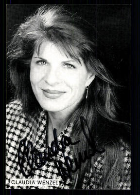 Claudia Wenzel Autogrammkarte Original Signiert ## BC 25866