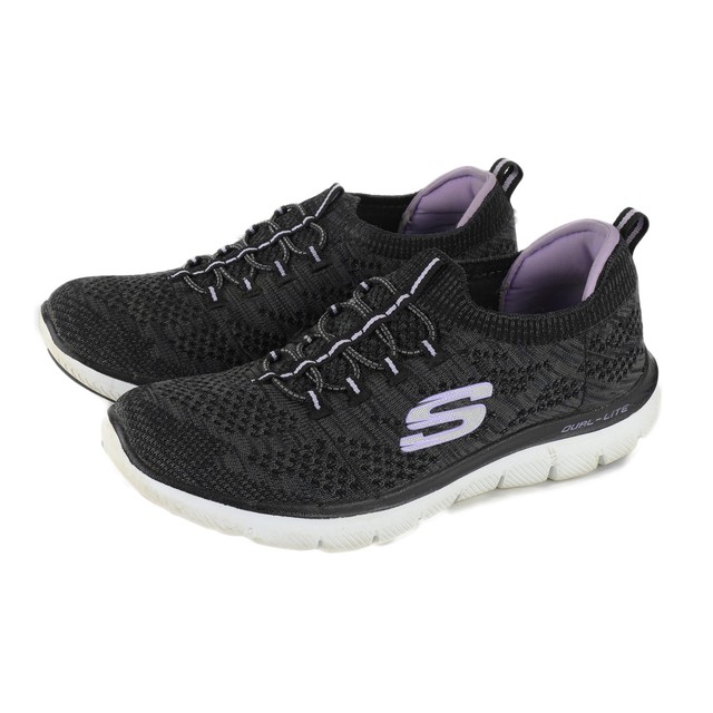 skechers bungee slip on