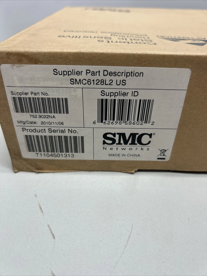 TigerSwitch 10/100/1000 Gigabit Ethernet Switch SMC6128L2 SMC Network - Image 2 of 4