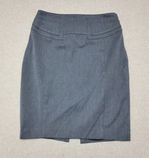 EXPRESS Women  s Size 2 Gray Pencil Skirt Side Zip Business Career Wear Lined