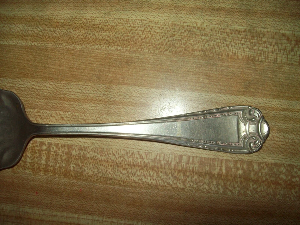 Cuchara cuchara galleta PLATA COLONIAL servidor cubiertos 9" Foto 3 de 4