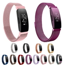 For Fitbit Inspire/Inspire 2 Metal Milanese Magnetic Loop Stainless Steel Band