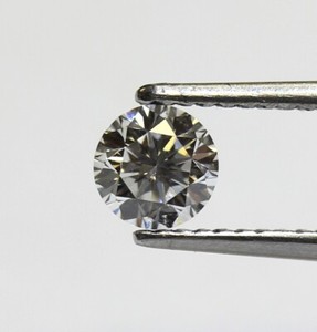 GIA loose certified .46ct VS1 F round Natural brilliant diamond estate vintage