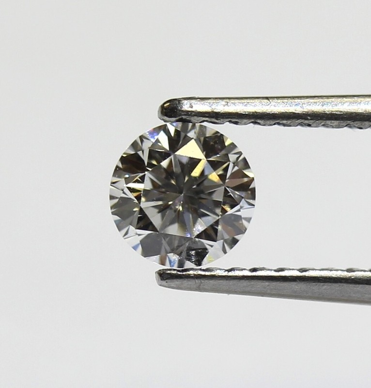 GIA loose certified .46ct VS1 F round Natural brilliant diamond estate vintage