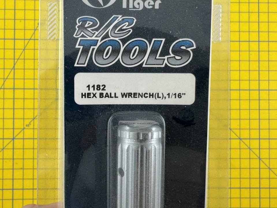Thunder Tiger Hex Ball Wrench (L),1/16" 1182 modellismo - Immagine 2 di 3