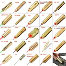 Laser Bore Sight Sighter BoreSighter Gun Red Dot Laser Cartridge Battery Include