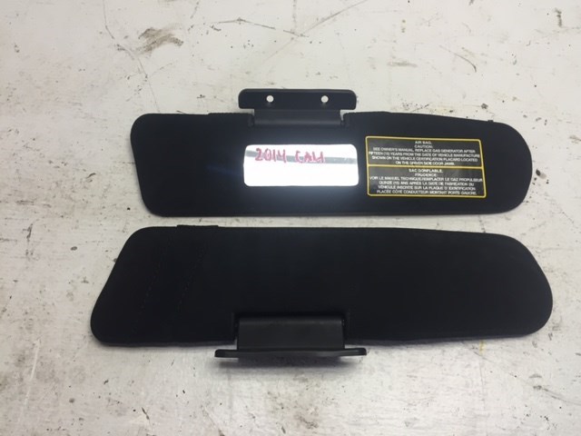 2014 FERRARI CALIFORNIA F149 PAIR BLACK LEFT RIGHT SUNVISORS SUN VISORS
