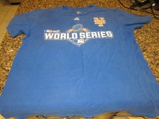 New York Mets Youth T-Shirt - Size Large 14/16 - Blue - Majestic