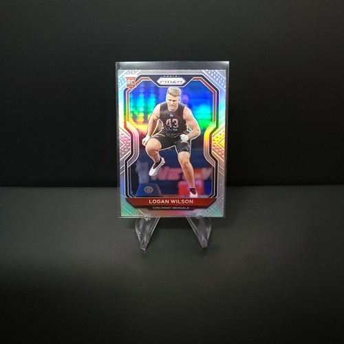 2020 Panini Prizm Football Silver Prizm Logan Wilson #309 PSA 9