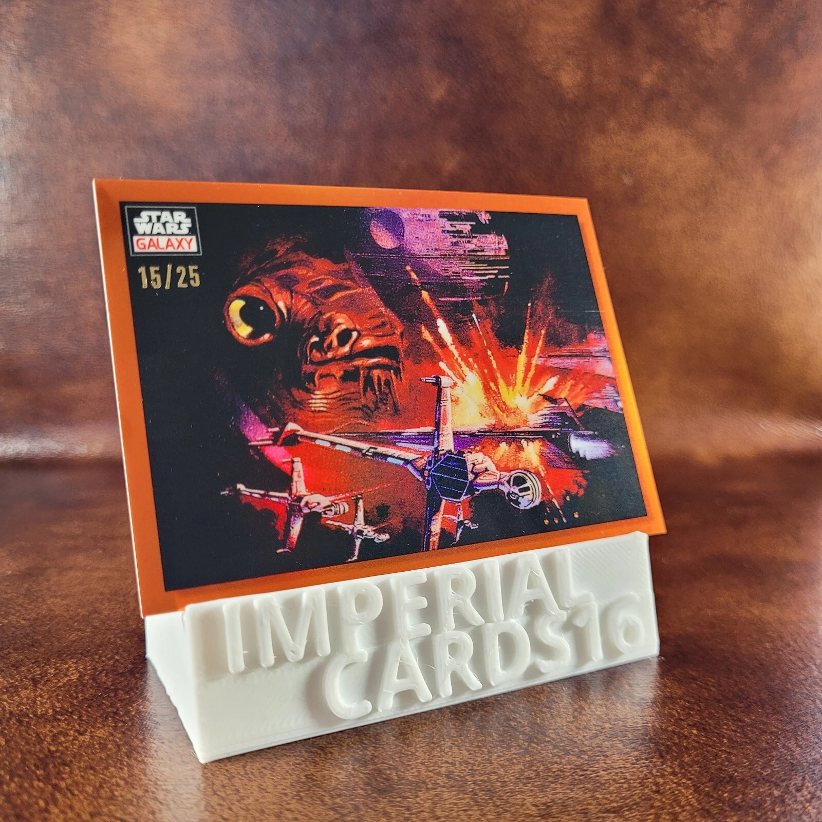 2023 Star Wars Chrome Galaxy From The Eyes of the Admiral #28 Orange 15/25