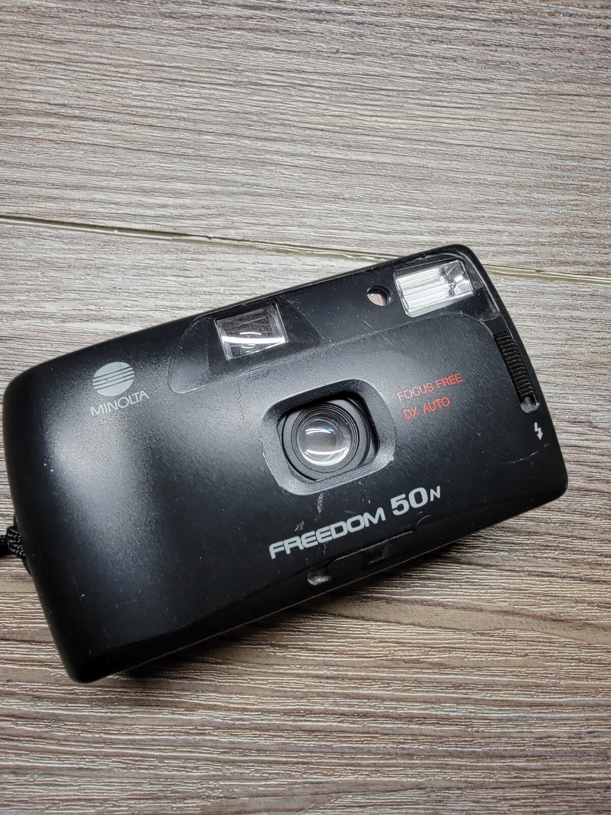 Minolta Freedom 50N Focus Free DX Auto Point And Shoot Film Camera 