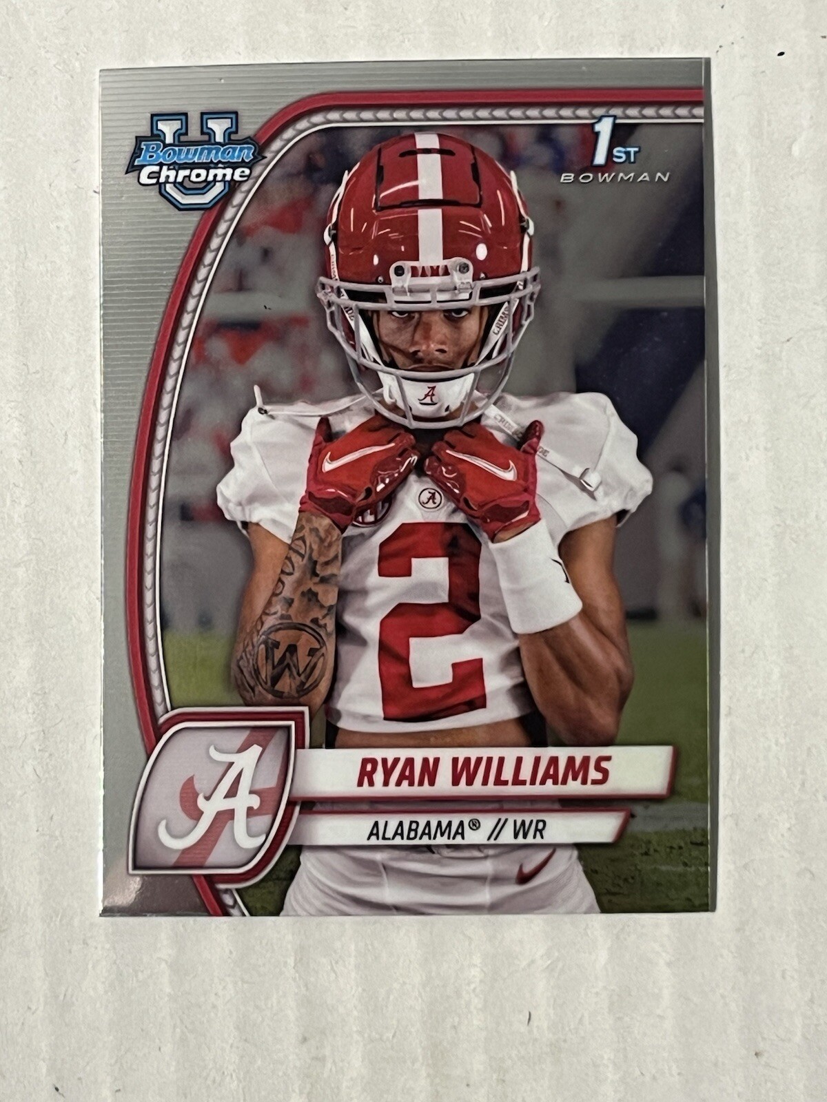2024 Bowman Chrome U - Ryan Williams #53 - 1st Bowman Base