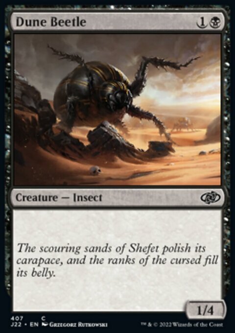 MTG Magic the Gathering Dune Beetle (407/835) Jumpstart 2022 NM