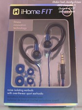 iHome Fit Noise isolating headphones - iB8BLC