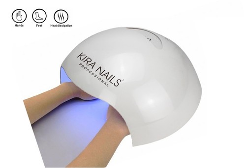 KIRA NAILS PROFESSIONAL LAMPADA UNGHIE LED 72 W SENSORE DUE 2 MANI PIEDI UV BIG - Foto 4 di 5