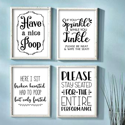 Cute Bathroom Wall Art Sign for Bathroom Wall With Funny Quotes 12x12 Inch Rustic Toilet Decor Text Me if You Run Out of Toilet Paper Sign-Funny Farmhouse Decor Sign Modern Bathroom Decor