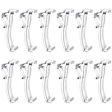 12 Pack Blind Clips 2.5 inch  Blinds Parts Replacements Clear for Vertical