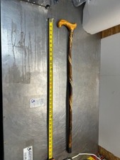 Wooden Fashion Cane Walking Stick 34 inch Bamboo Style Cane w/ Derby Handle A6