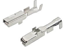 2.2mm Female Crimp Connectors Spade Terminals X10-Auto Electric, Digitrax BDL168