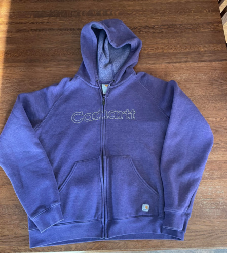 Carhartt Purple Women’s Hoodie Size: XL (16/18) - image 1