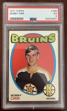 Bobby Orr 1971 Topps #100  PSA 5 EX