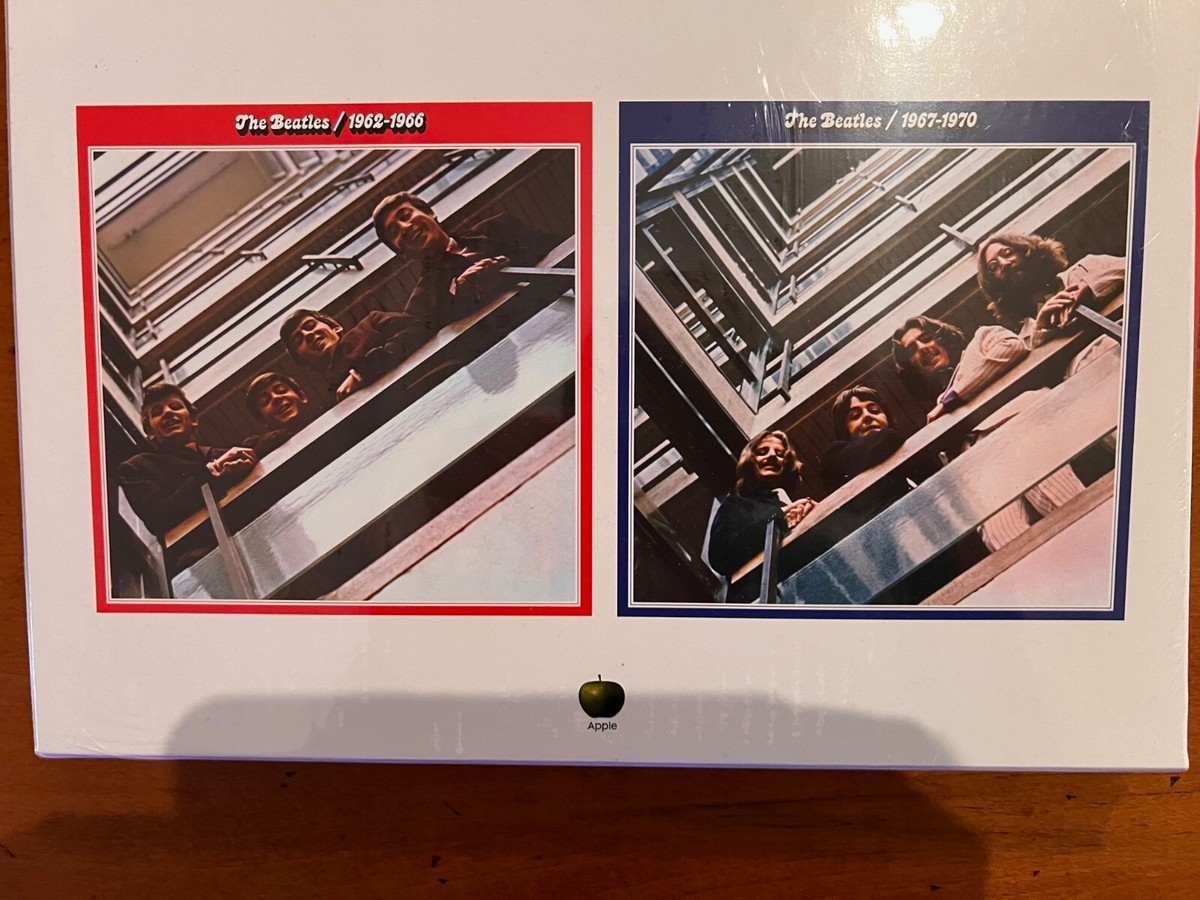 THE BEATLES - 1962-1966 + 1967-1970 RED/BLUE - 6-LP VINYL BOX SET