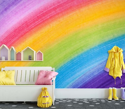 3D Rainbow Color O2165 Wallpaper Wall Murals Removable Wallpaper Sticker Eve