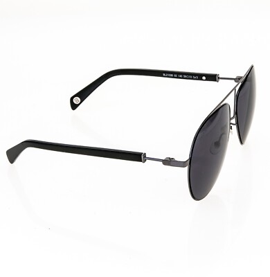 BALMAIN 2103 Black Gunmetal Oversized Unisex Aviator Metal  display picture 1