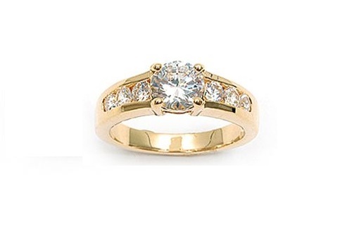 Bague pavé de diamant Cz en plaqué or Dolly-Bijoux pour illuminer vos soirées