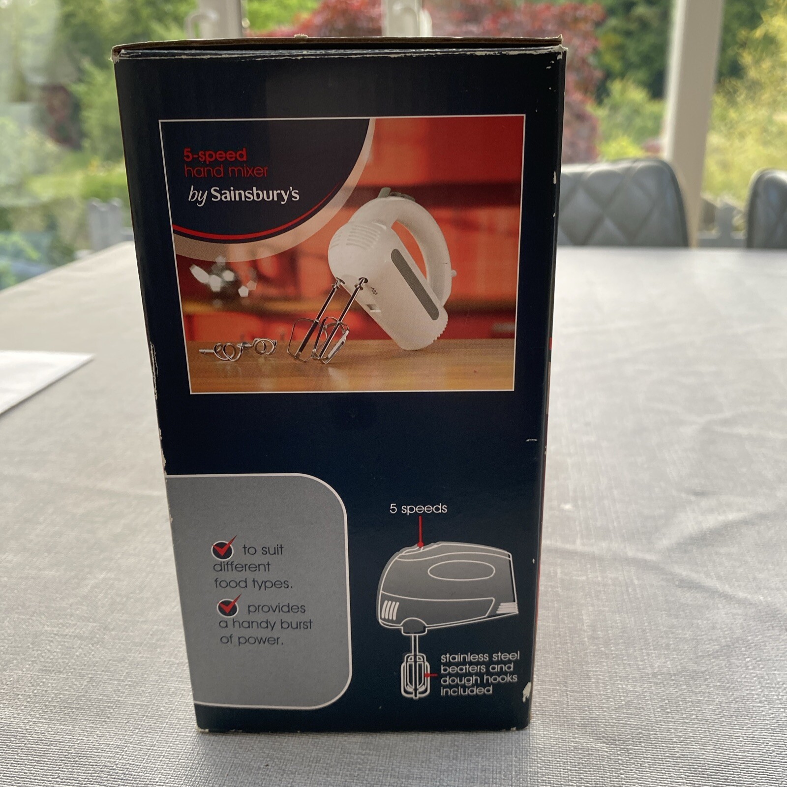 Sainsburys 5 Speed Hand Mixer 200w Brand New eBay