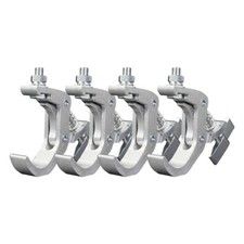 4PCS Stage Light Hooks Clamps Moving Head Light Aluminum Truss O Clamp Load Fit