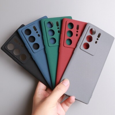 For ZTE Axon 40 Ultra RockSand Matte Rubber Silicone case back cover