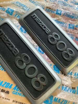 Mazda 808 818 rx3 Side rear emblem Badge Genuine Parts nos japan