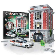 GHOSTBUSTERS FireHouse HQ (500Teile) - 3D-Puzzle, by WREBBIT 3D "Frozen Empire" 