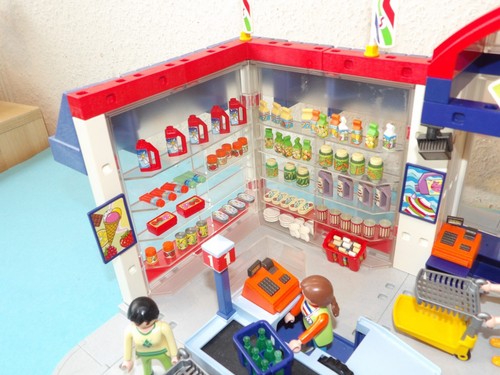 Playmobil 3200 supermercado + kassa 3201 - Imagen 7 de 12