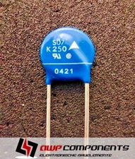 (10 pcs) S07K250 - B72207S0251K101 - Varistor THT 2-PIN - TDK EPCOS